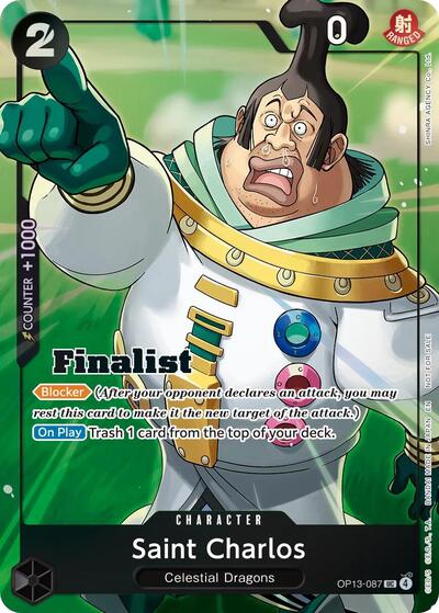 Saint Charlos (Finalist Card Set Vol. 1) #OP13-087 One Piece Promotion Cards