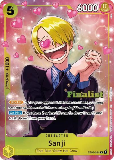 Sanji (CS 26-27 Finalist Card Set Vol. 1) #EB04-052 One Piece Promotion Cards