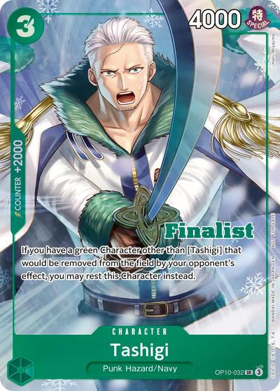 Tashigi (Finalist Card Set Vol.1) #OP10-032 One Piece Promotion Cards
