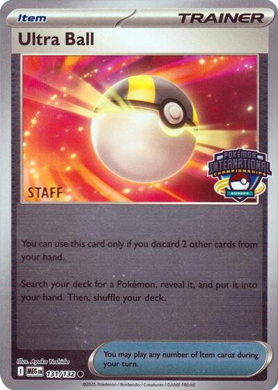 Ultra Ball (Europe International Championship) [Staff] #131 League & Championship Cards