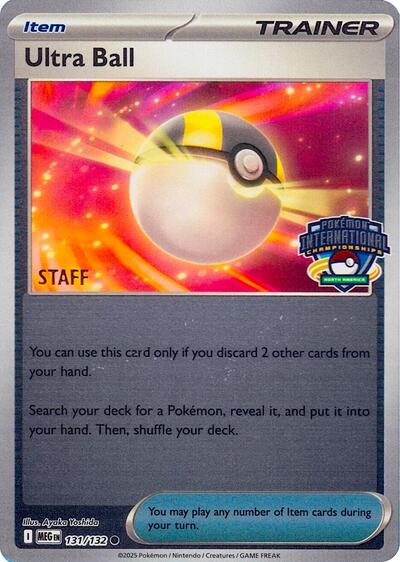 Ultra Ball (North America International Championship) [Staff] #131 League & Championship Cards