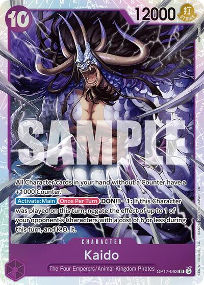 Kaido #OP17-063 The World's Strongest Warriors