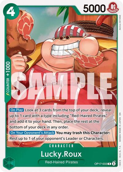 Lucky.Roux #OP17-033 The World's Strongest Warriors