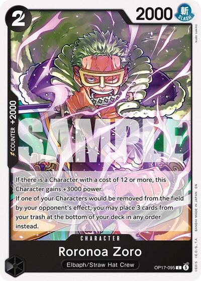 Roronoa Zoro #OP17-095 The World's Strongest Warriors