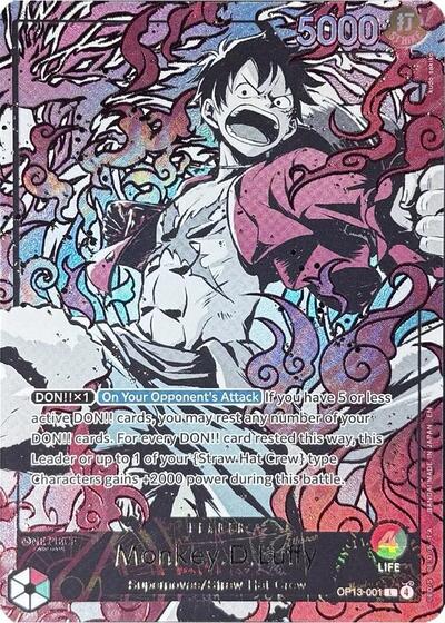 Monkey.D.Luffy (English Version 3rd Anniversary Set) #OP13-001 One Piece Promotion Cards