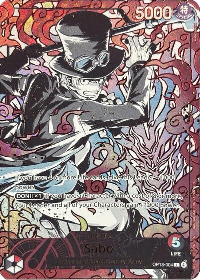 Sabo (English Version 3rd Anniversary Set) #OP13-004 One Piece Promotion Cards