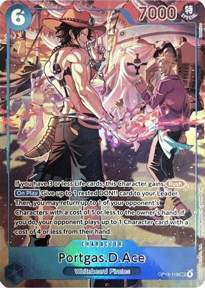 Portgas.D.Ace (English Version 3rd Anniversary Set) #OP13-119 One Piece Promotion Cards
