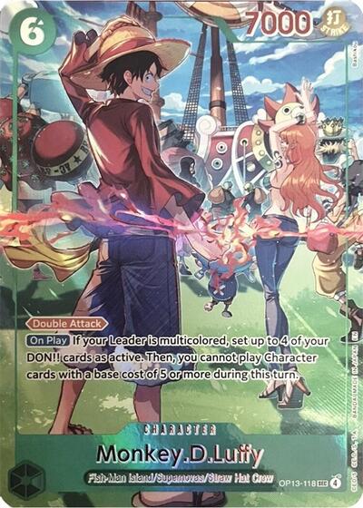 Monkey.D.Luffy (English Version 3rd Anniversary Set) #OP13-118 One Piece Promotion Cards