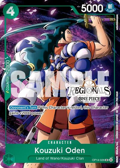 Kouzuki Oden (Regional Participation Pack 2026 Vol.2) #OP14-026 One Piece Promotion Cards