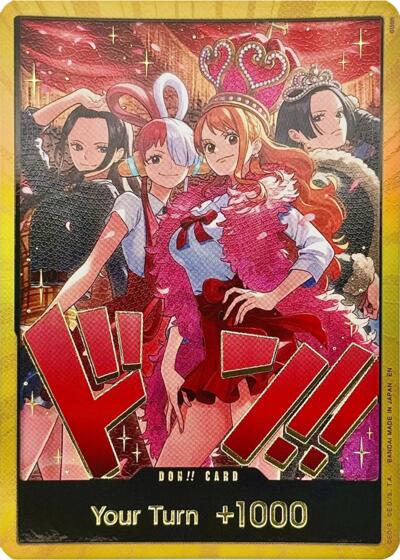 DON!! Card (Heroines Special Set) (Gold) #promo Extra Booster: One Piece Heroines Edition