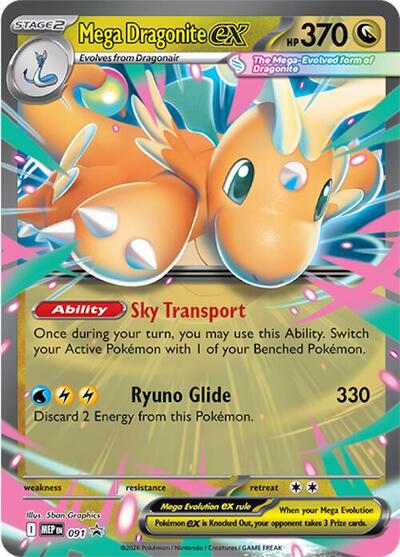 Mega Dragonite ex #91 Mega Evolution Promo