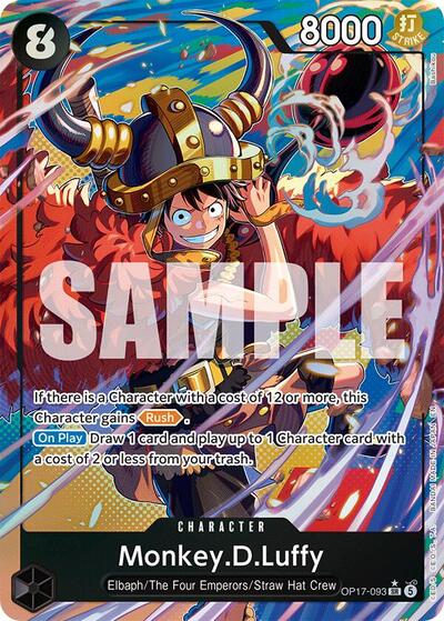 Monkey.D.Luffy (Alternate Art) #OP17-093 The World's Strongest Warriors
