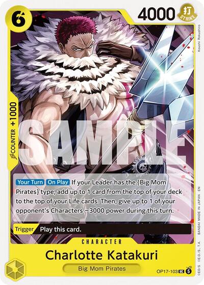 Charlotte Katakuri #OP17-103 The World's Strongest Warriors