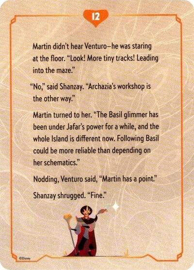 Reign of Jafar Lore Card (12 of 19) #promo Reign of Jafar
