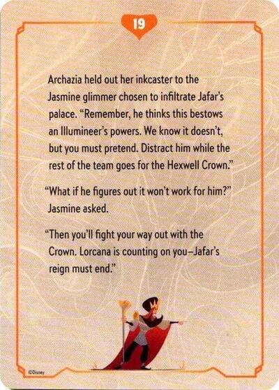 Reign of Jafar Lore Card (19 of 19) #promo Reign of Jafar