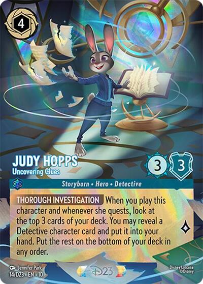 Judy Hopps - Uncovering Clues #14 D23 Promos