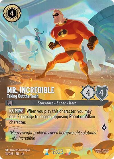 Mr. Incredible - Taking Out the Trash #15 D23 Promos