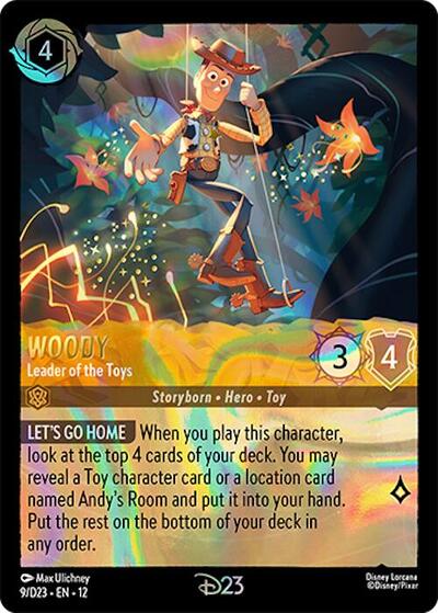 Woody - Leader of the Toys #9 D23 Promos