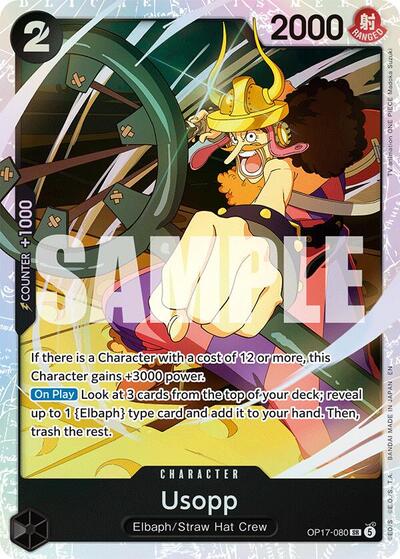 Usopp #OP17-080 The World's Strongest Warriors