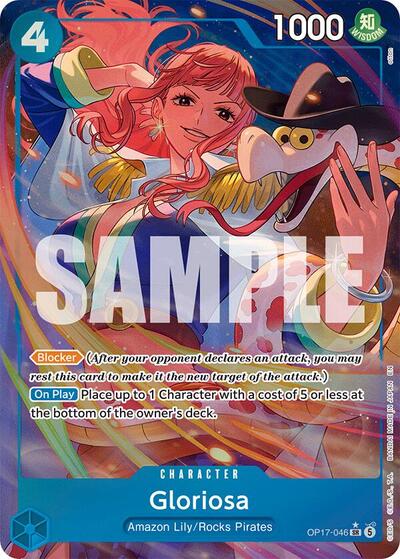 Gloriosa (Alternate Art) #OP17-046 The World's Strongest Warriors