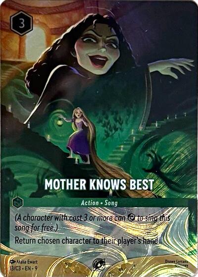 Mother Knows Best (Foil) #13 Disney Lorcana Promo Cards