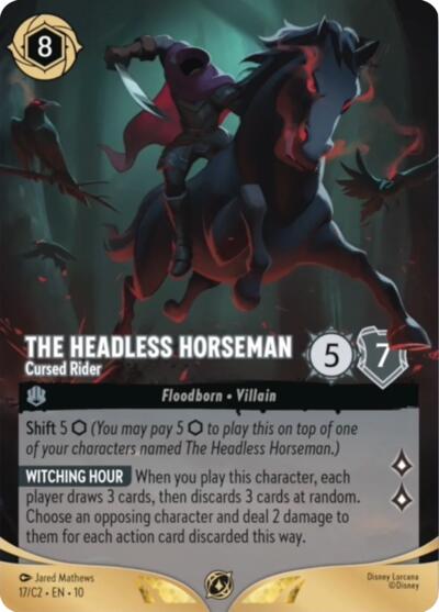 The Headless Horseman - Cursed Rider #17 Disney Lorcana Promo Cards