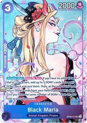 Black Maria (Dash Pack 2025) #OP08-074 One Piece Promotion Cards