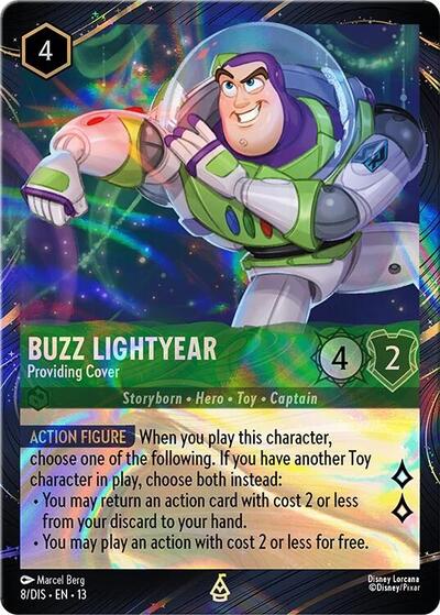 Buzz Lightyear - Providing Cover (Magical Places Promo) #8 Disney Lorcana Promo Cards