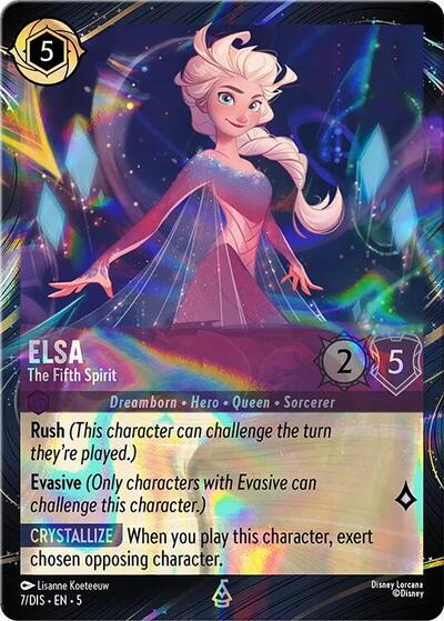 Elsa - The Fifth Spirit (Magical Places Promo) #7 Disney Lorcana Promo Cards