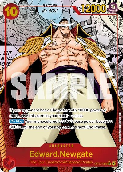 Edward.Newgate (Manga) #OP17-005 The World's Strongest Warriors