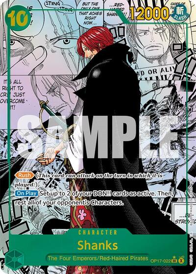 Shanks (Manga) #OP17-022 The World's Strongest Warriors