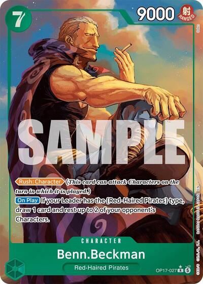 Benn.Beckman (Alternate Art) #OP17-027 The World's Strongest Warriors
