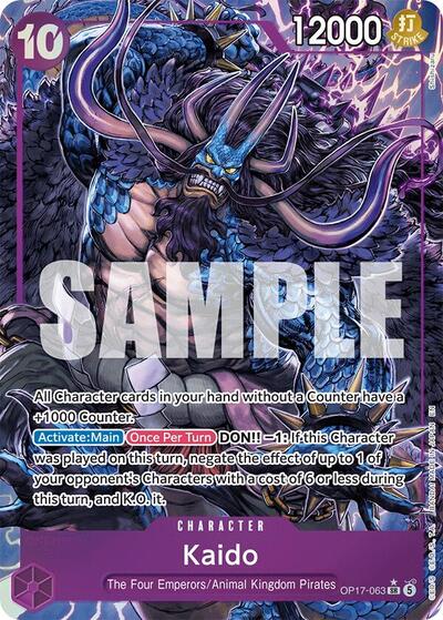 Kaido (Alternate Art) #OP17-063 The World's Strongest Warriors