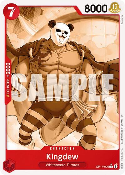 Kingdew (Pandaman Art) #OP17-006 The World's Strongest Warriors