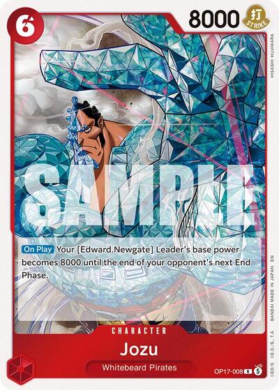 Jozu #OP17-008 The World's Strongest Warriors