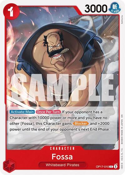 Fossa #OP17-010 The World's Strongest Warriors