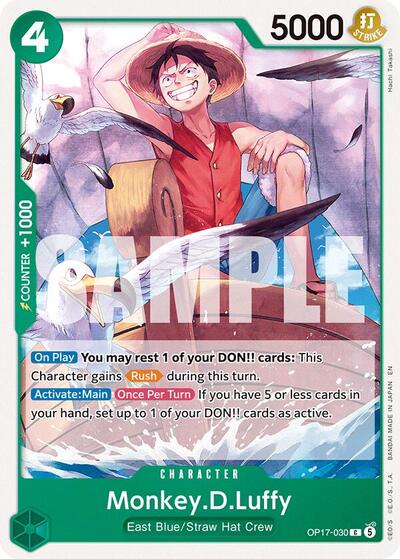 Monkey.D.Luffy #OP17-030 The World's Strongest Warriors