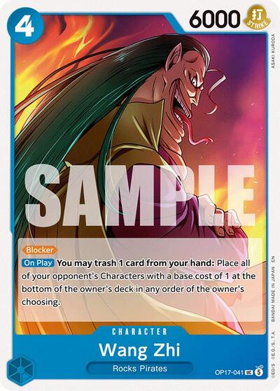 Wang Zhi #OP17-041 The World's Strongest Warriors