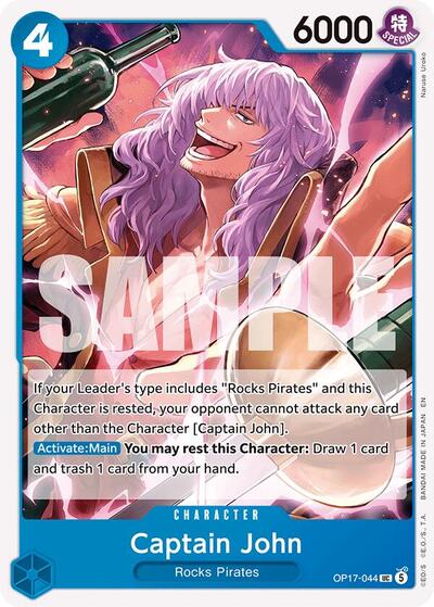 Captain John #OP17-044 The World's Strongest Warriors