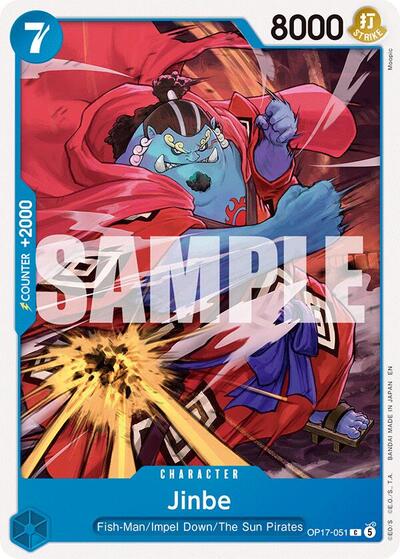 Jinbe #OP17-051 The World's Strongest Warriors