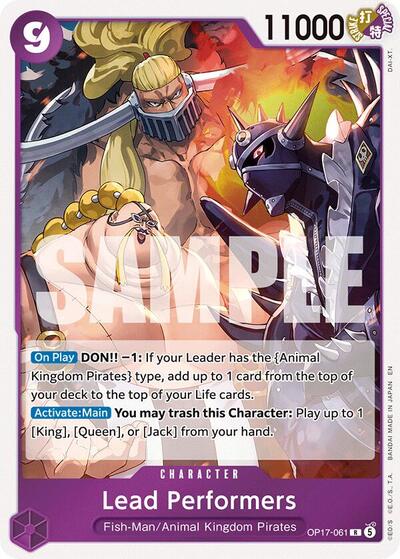 Lead Performers #OP17-061 The World's Strongest Warriors