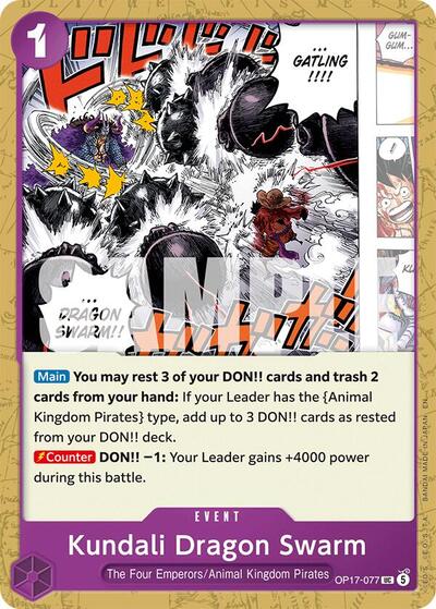 Kundali Dragon Swarm #OP17-077 The World's Strongest Warriors