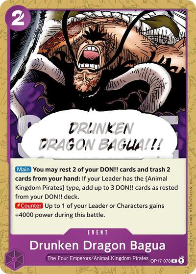 Drunken Dragon Bagua #OP17-078 The World's Strongest Warriors
