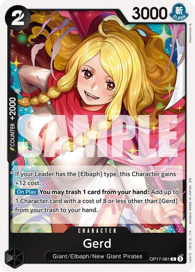 Gerd #OP17-081 The World's Strongest Warriors