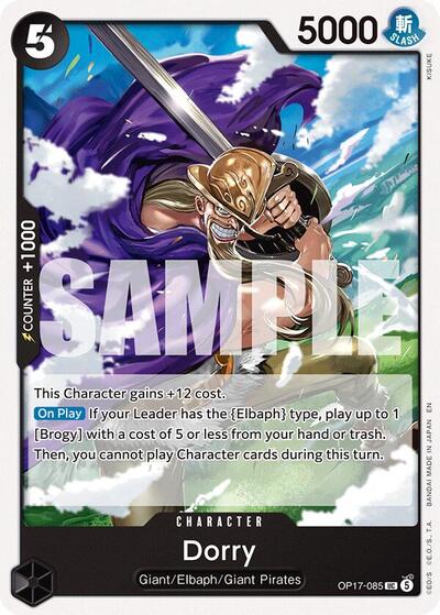 Dorry #OP17-085 The World's Strongest Warriors