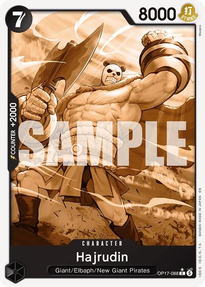 Hajrudin (Pandaman Art) #OP17-088 The World's Strongest Warriors