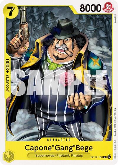 Capone"Gang"Bege #OP17-100 The World's Strongest Warriors