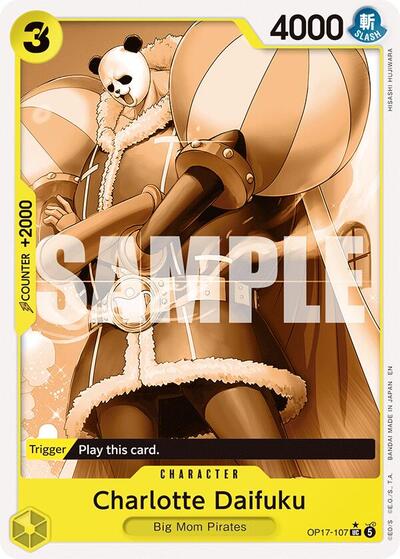 Charlotte Daifuku (Pandaman Art) #OP17-107 The World's Strongest Warriors