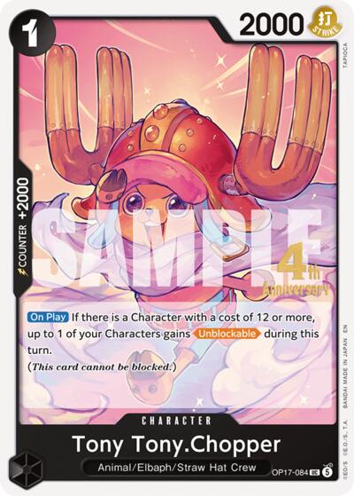 Tony Tony.Chopper #OP17-084 The World's Strongest Warriors Release Event Cards