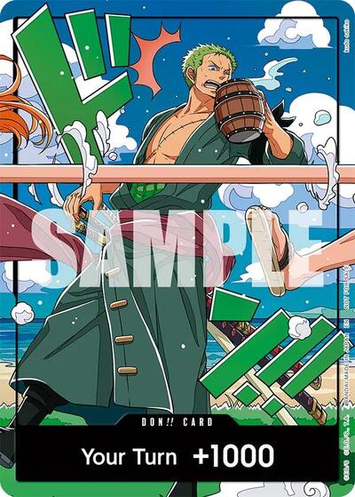 DON!! Card (World United) (Zoro) #promo One Piece Promotion Cards